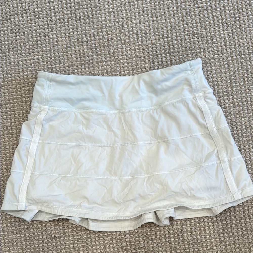 Lululemon White tennis Skirt